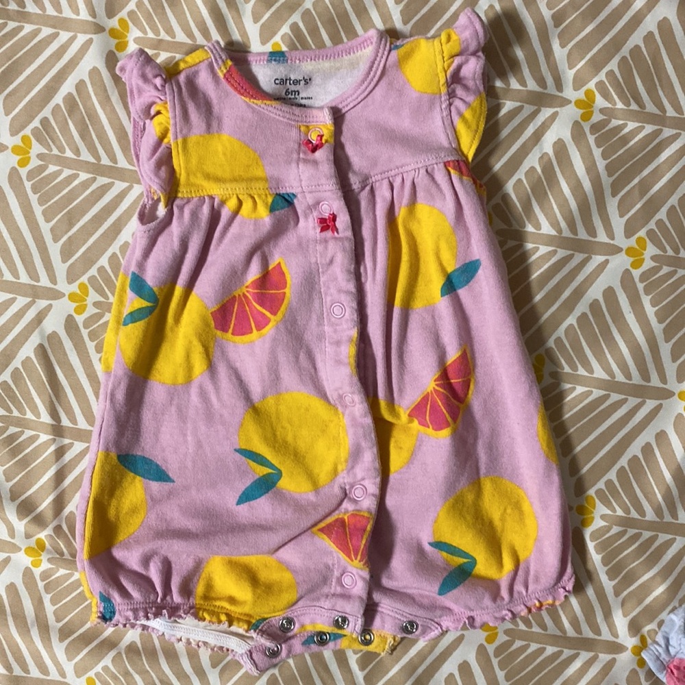 Baby Girl (7 pack) 3-6 Months Cute Summer Dresses/ Jumper/ Matching - Picture 7 of 8